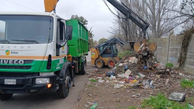 Retiraron basura y residuos de distintos puntos de Zárate