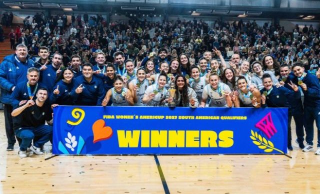 Selección Argentina campeona sudamericana de básquet femenino en Zárate