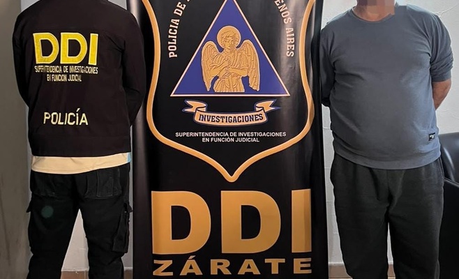 Detención realizada por la DDI Zárate-Campana en Parada Robles, partido de Exaltación de la Cruz