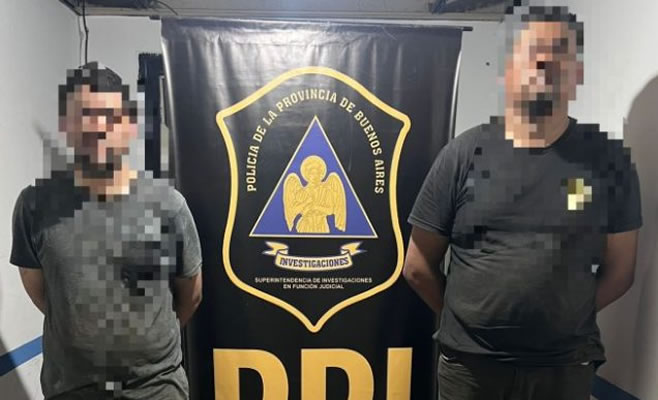 Campana: dos aprehendidos con autopartes de un Chevrolet Corsa