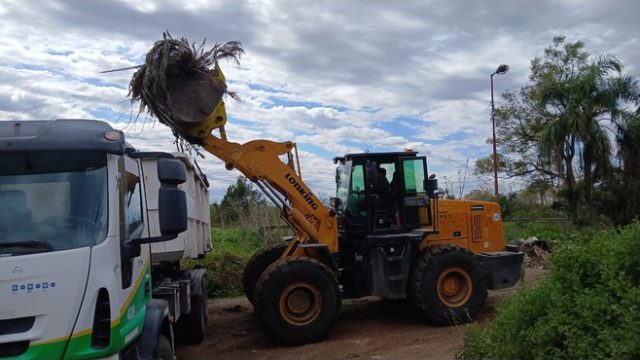 Erradicaron microbasurales en las barrancas de Maipú y Juan B. Justo