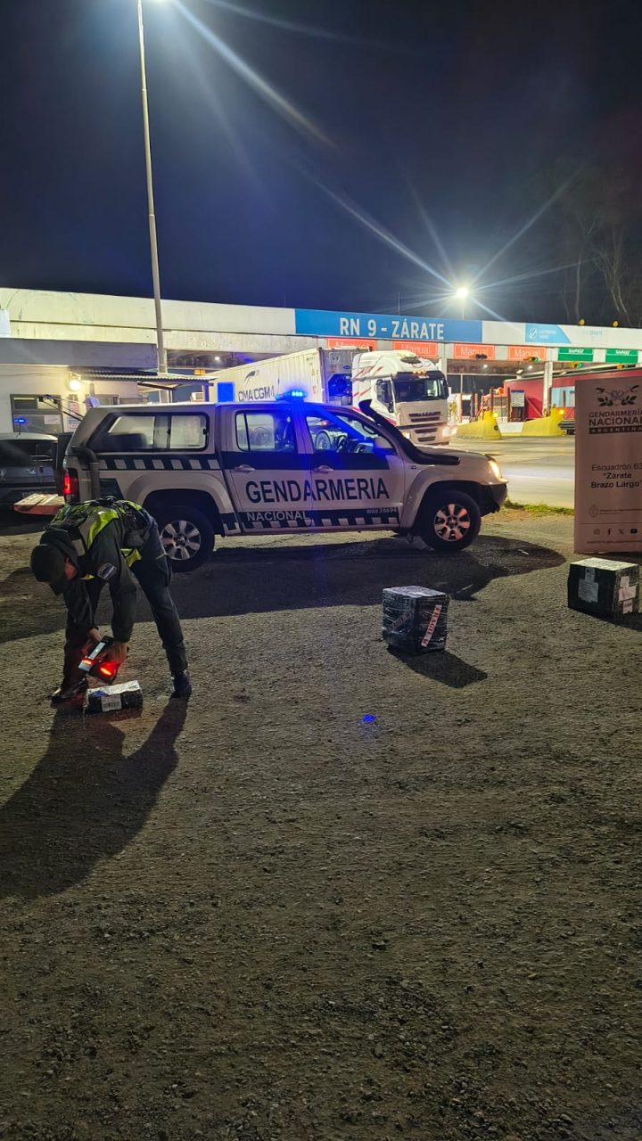 Zárate: hallaron marihuana oculta en paquetes de yerba mate