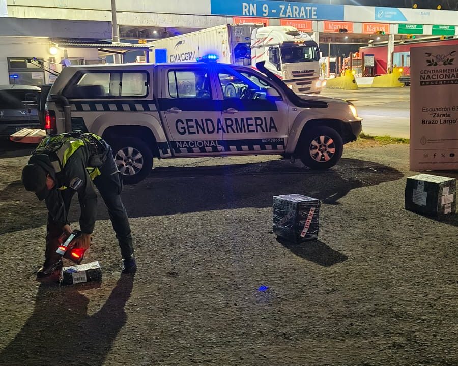 Zárate: hallaron marihuana oculta en paquetes de yerba mate