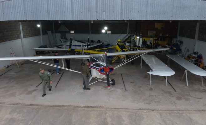 Aeronaves secuestradas por Gendarmería durante allanamientos por una causa de narcotráfico en Tucumán
