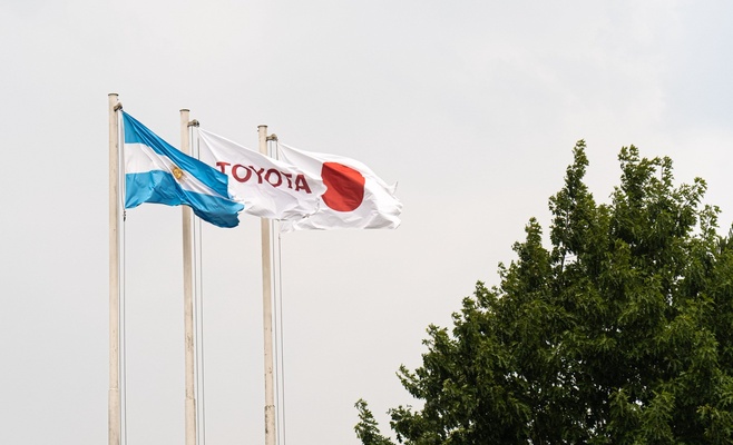 Planta de Toyota Argentina en Zárate donde se proyecta producir un nuevo vehículo electrificado