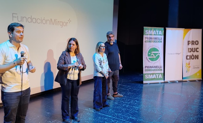 Zárate: Matzkin encabezó el cierre de una capacitación junto a Fundación Mirgor y SMATA