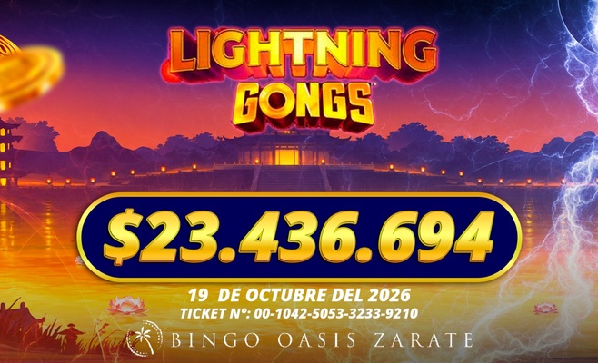 Zárate: Bingo Oasis entregó un premio de más de $23 millones en una sola jugada