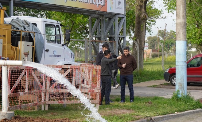 Zárate: amplían el sistema de agua potable en Villa Fox para beneficiar a más de 10.000 vecinos