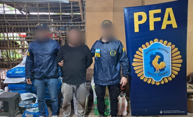 Operativo de la Policía Federal Argentina en un establecimiento rural de Pilar donde rescataron a cuatro víctimas de explotación laboral